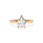0.75 - 1.50 CTW 14K Prong Setting Pear Shaped Lab Grown Diamond Engagement Ring - view 2