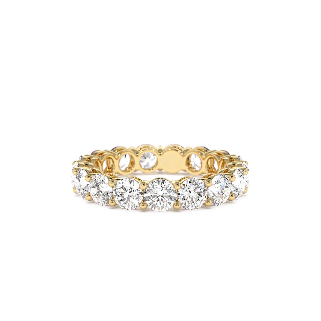 3.25 CTW 14K Prong Setting Full Eternity Round Lab Grown Diamond Ring by Orlina Fine
