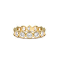 2.95 CTW 14K Bezel Setting Full Eternity Round Lab Grown Diamond Ring by Orlina Fine
