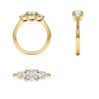 1.50 CTW 14K Round Lab Grown Diamond Three Stone Engagement Ring - view 5