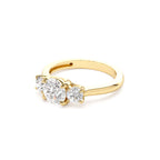 1.50 CTW 14K Round Lab Grown Diamond Three Stone Engagement Ring - view 4