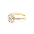 1.25 CTW 14K Halo Setting Round Brilliant Lab Grown Diamond Engagement Ring - view 4
