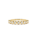 14K 9 Diamond Half Eternity Wedding Ring 0.55ctw by Orlina Fine