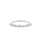 14K Baguette and Round Diamond Ring - view 3