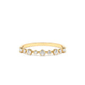 14K 4 Prong Petite Natural Diamond Ring by Orlina Fine