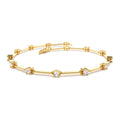 14K Bar and Diamond Infinity Bracelet 0.85 CTW by Orlina Fine