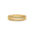 14K Unique Statement Stacking Gold Ring by Orlina Fine