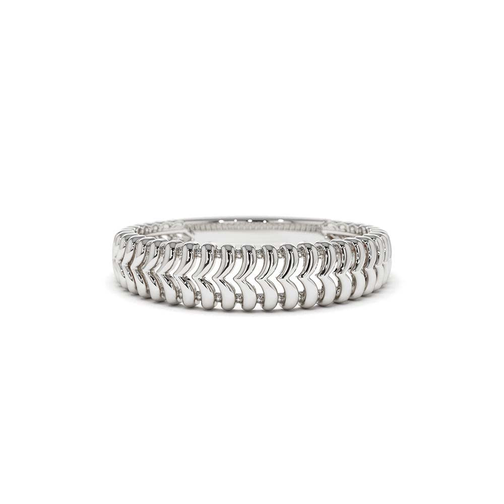 14K Unique Statement Stacking Gold Ring - view 3