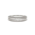 14K Unique Statement Stacking Gold Ring - view 3