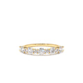 14K Round Diamond Mix Size Anniversary Ring by Orlina Fine