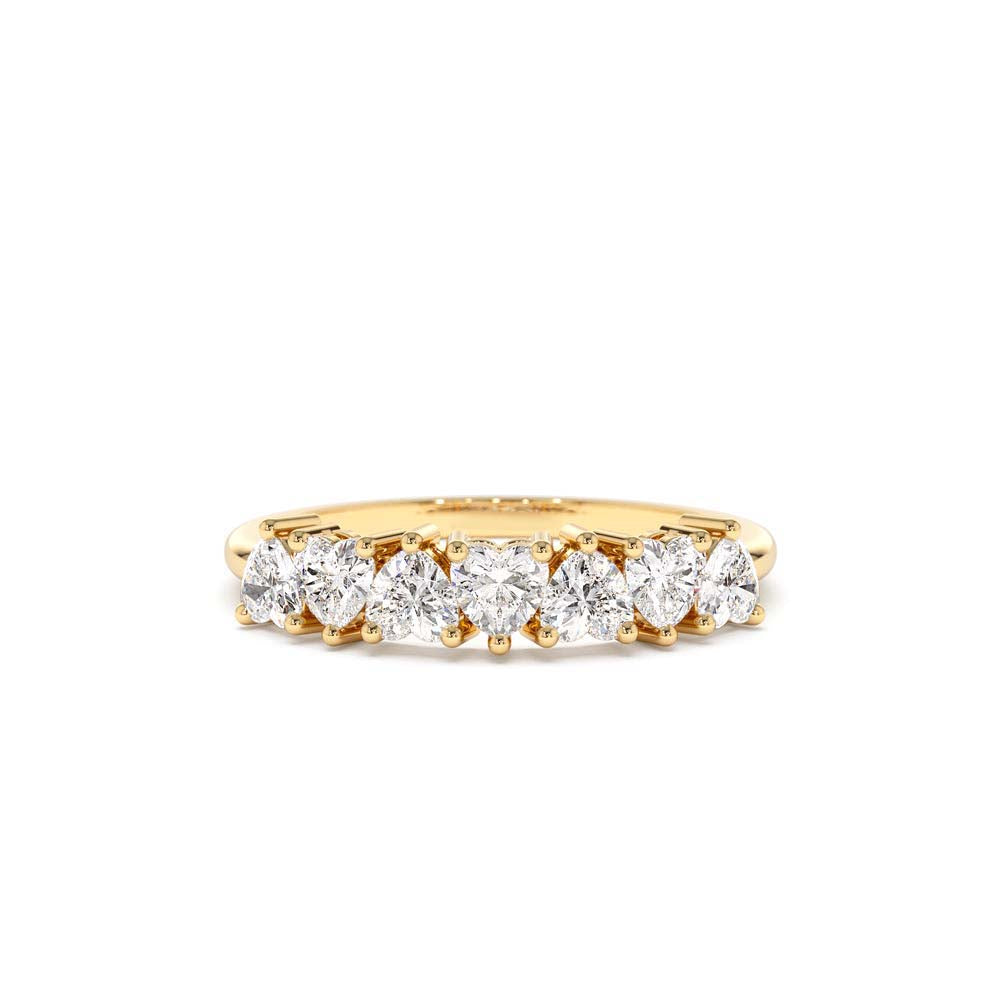 14K Heart Shape Up Down Prong Setting Diamond Ring by Orlina Fine