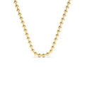 14K Solid Gold 2MM Bead Chain Necklace by Orlina Fine