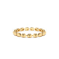 14K Petite Mini Pyramid Ring by Orlina Fine