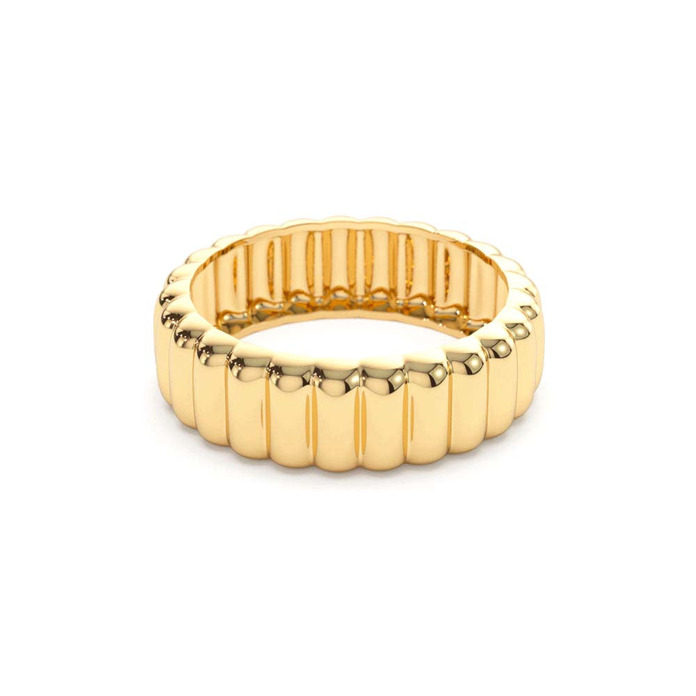 14K Iconic Dome Bold Statement Ring - view 4