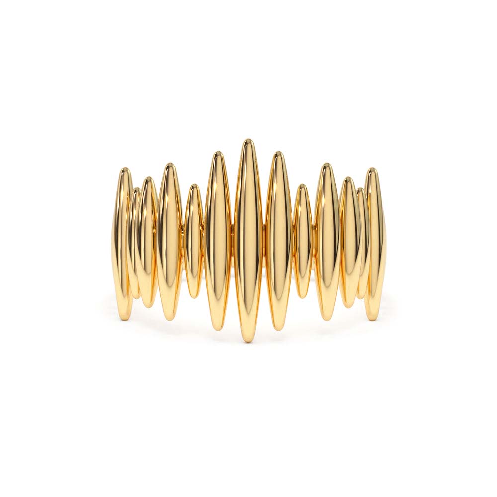 14K Unique Statement Gold Ring by Orlina Fine