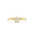 14K Gold Star Shaped Diamond Ring by Orlina Fine