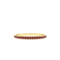 14K Gold Ruby Eternity Band by Orlina Fine
