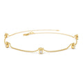 14K Gold Diamond by The Yard Dangling Solitaire Bracelet by Orlina Fine