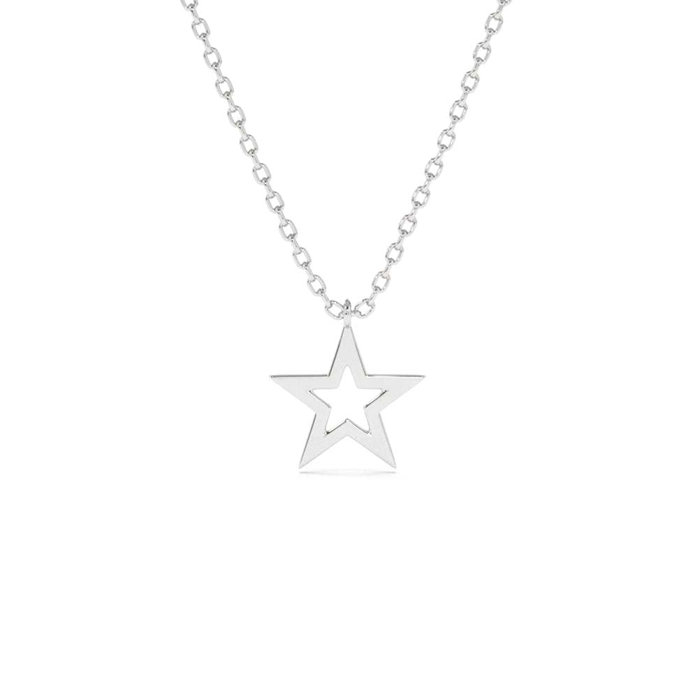 14K Star Necklace - view 3