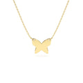 14K Butterfly Necklace by Orlina Fine
