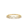 14K Gold Zig Zag Diamond Wedding Band by Orlina Fine