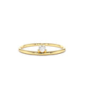 14K Gold Single Floating Diamond Ring by Orlina Fine