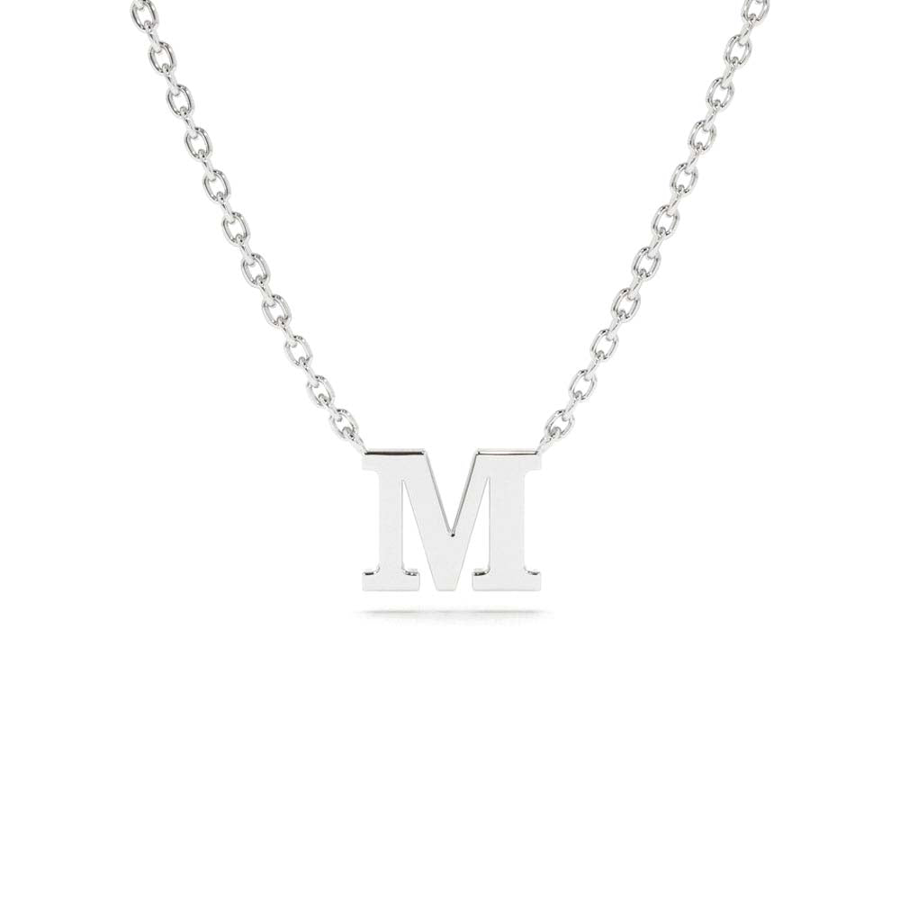 14K Gold Initial Necklace - view 3