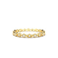 14K Gold Art Deco Diamond Eternity Band by Orlina Fine