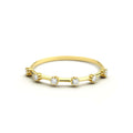 14K Gold Diamond Stacking Ring by Orlina Fine