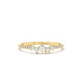 14K Bridal Diamond Cluster Ring by Orlina Fine