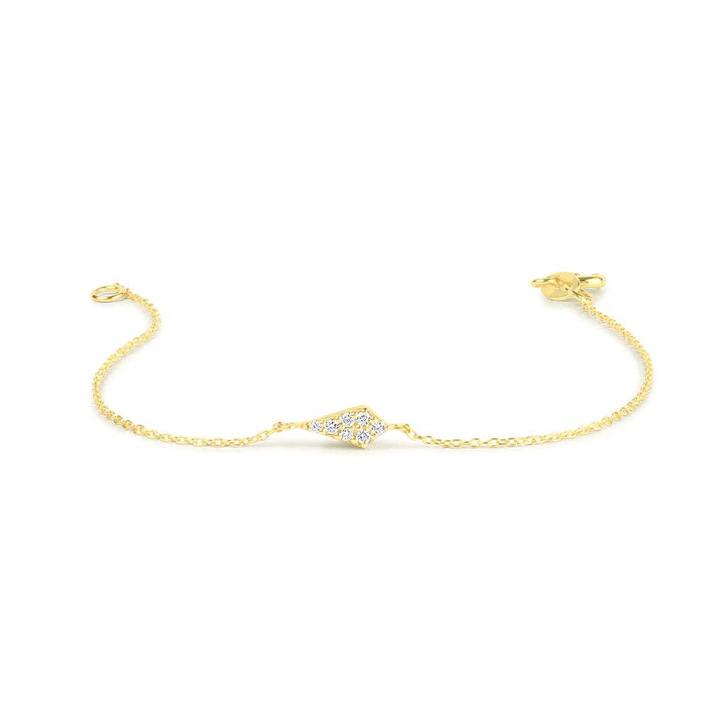 14K Gold Diamond Bracelet by Orlina Fine