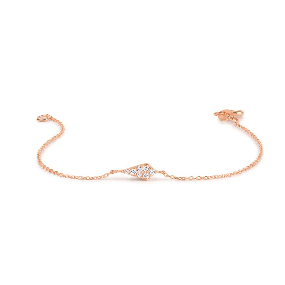 14K Gold Diamond Bracelet - view 2