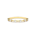 14K Gold Petite Diamond Wedding Ring by Orlina Fine