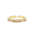 14K Gold Art Deco Graduating Diamond Full Eternity Ring by Orlina Fine