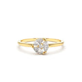 14K Gold Marquise Diamond Cluster Ring by Orlina Fine