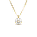 14K Marquise Diamond Cluster Necklace by Orlina Fine