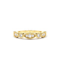 14K Gold Vintage Style Diamond Wedding Ring by Orlina Fine