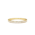 14K Full Eternity Petite Diamond Ring by Orlina Fine