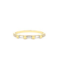 14K Gold 3 Baguette Matching Diamond Ring by Orlina Fine