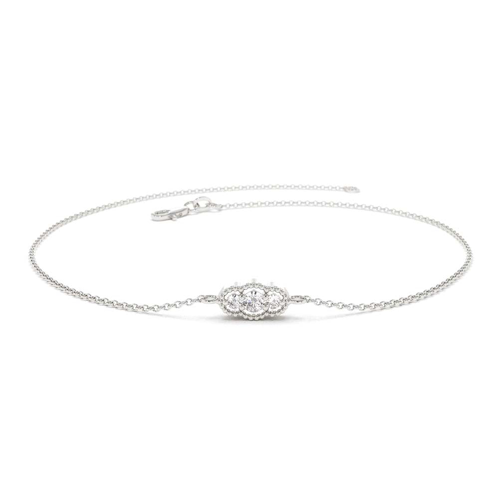 14K Gold Art Deco Chain Bracelet - view 3