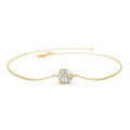 14K Gold Marquise Diamond Cluster Bracelet by Orlina Fine