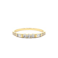 14K Gold Three Diamond Equilibrium Ring by Orlina Fine