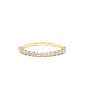 14K Round Diamond Shared Prong Wedding Ring by Orlina Fine