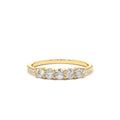14K Gold 5 Stone Diamond Anniversary Ring by Orlina Fine