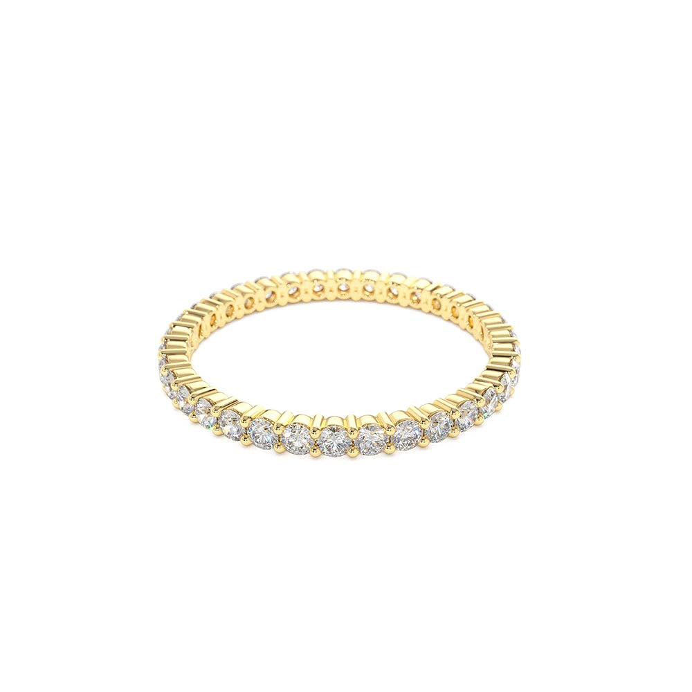 14K Prong Setting Diamond Eternity Ring - view 4