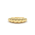 14K Chunky Twisted Dome Ring by Orlina Fine