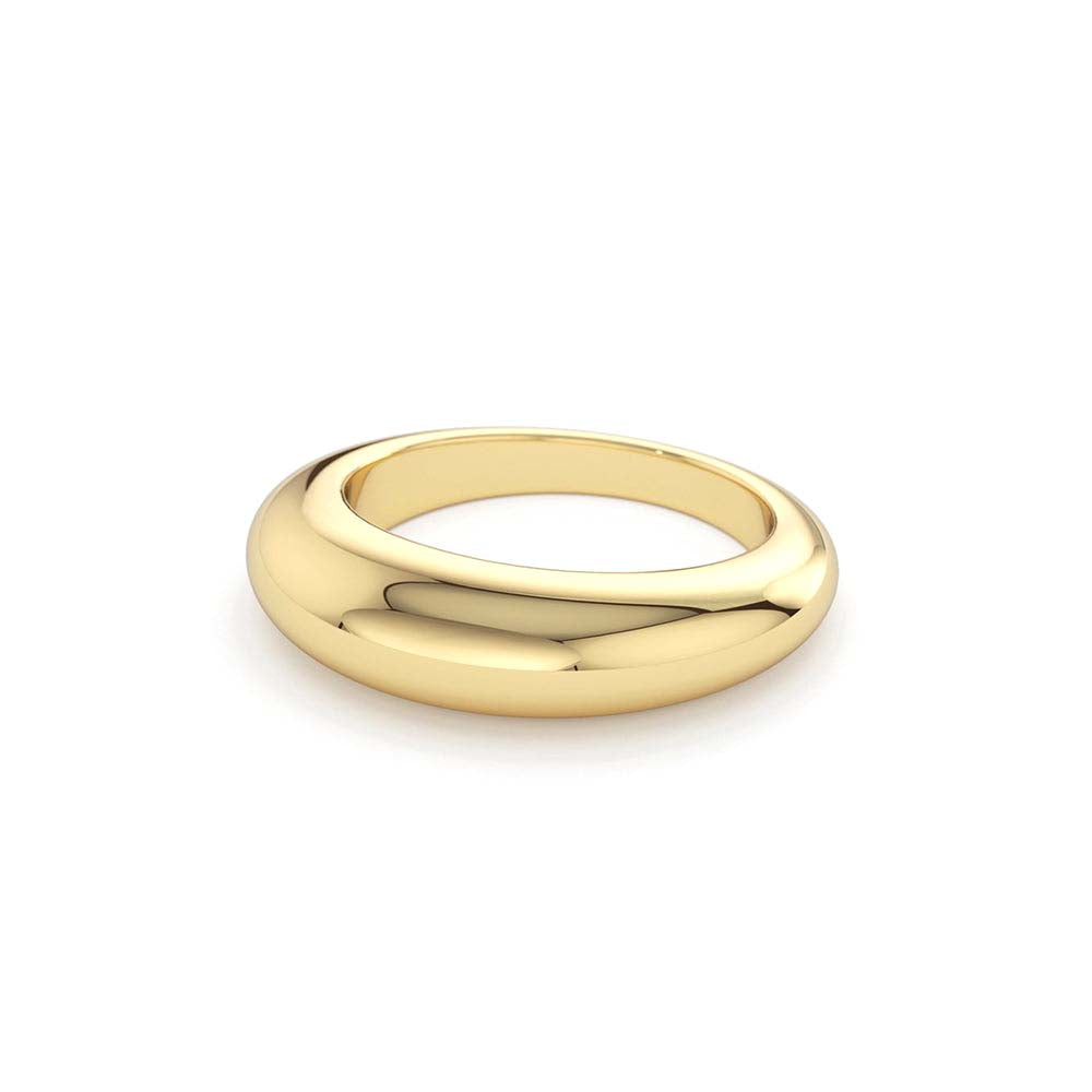 14K Chunky Dome Ring - view 4