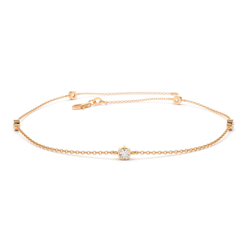 14K Diamond by The Yard Solitaire Bracelet - view 2