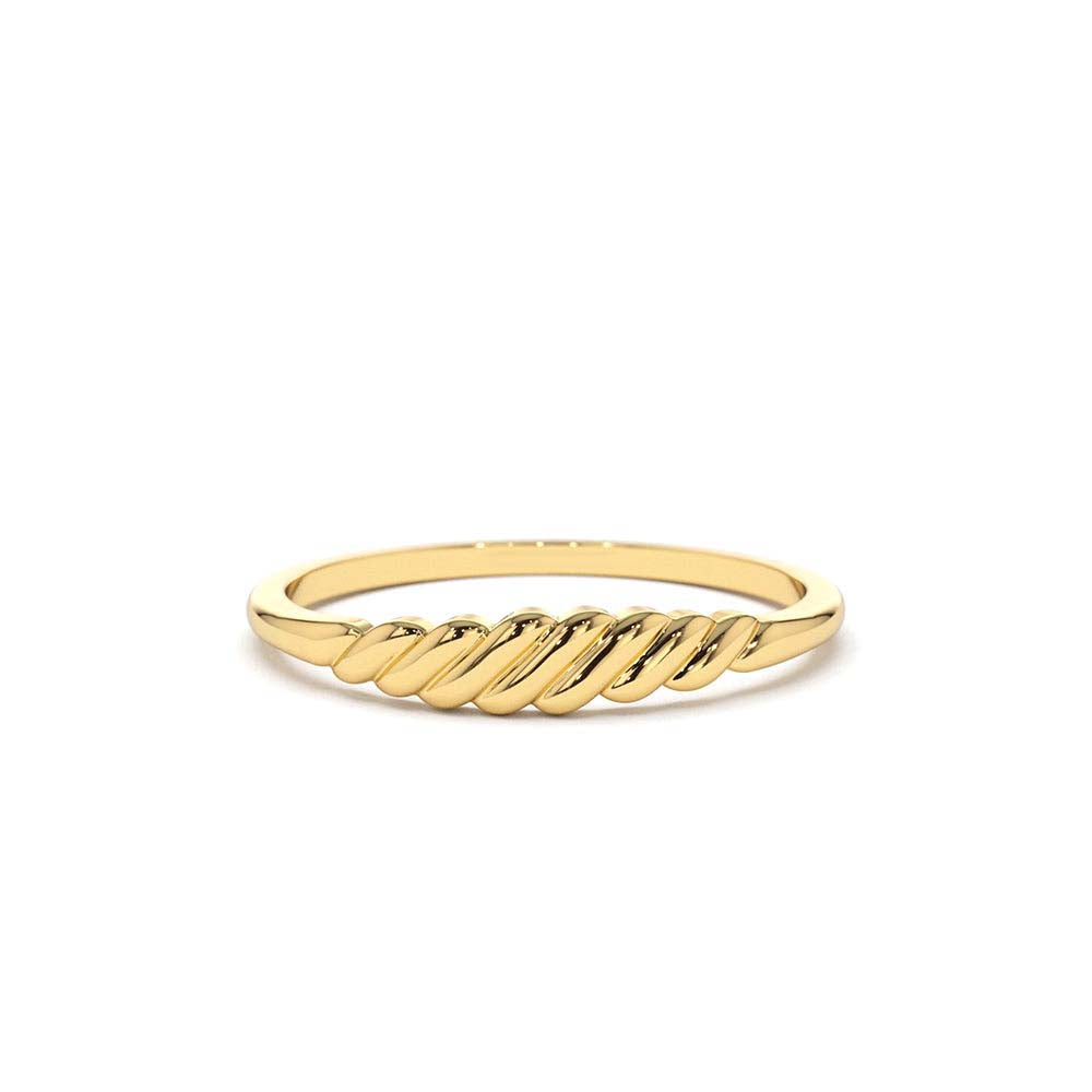 14K Gold Pluto Ring by Orlina Fine