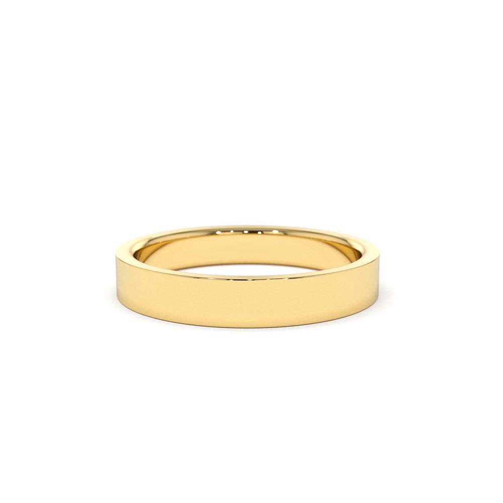 Platinum 2MM Flat Wedding Band by Orlina Fine